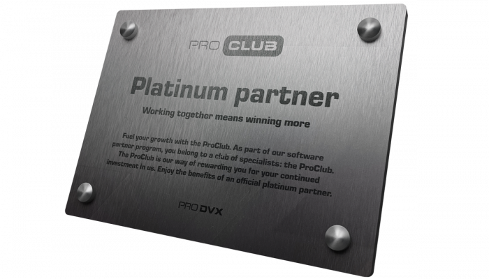 Wir sind ein Platin-Partner als Anbieter von Digital Signage Lösungen